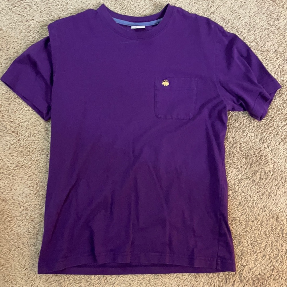 Brooks brothers tshirt purple